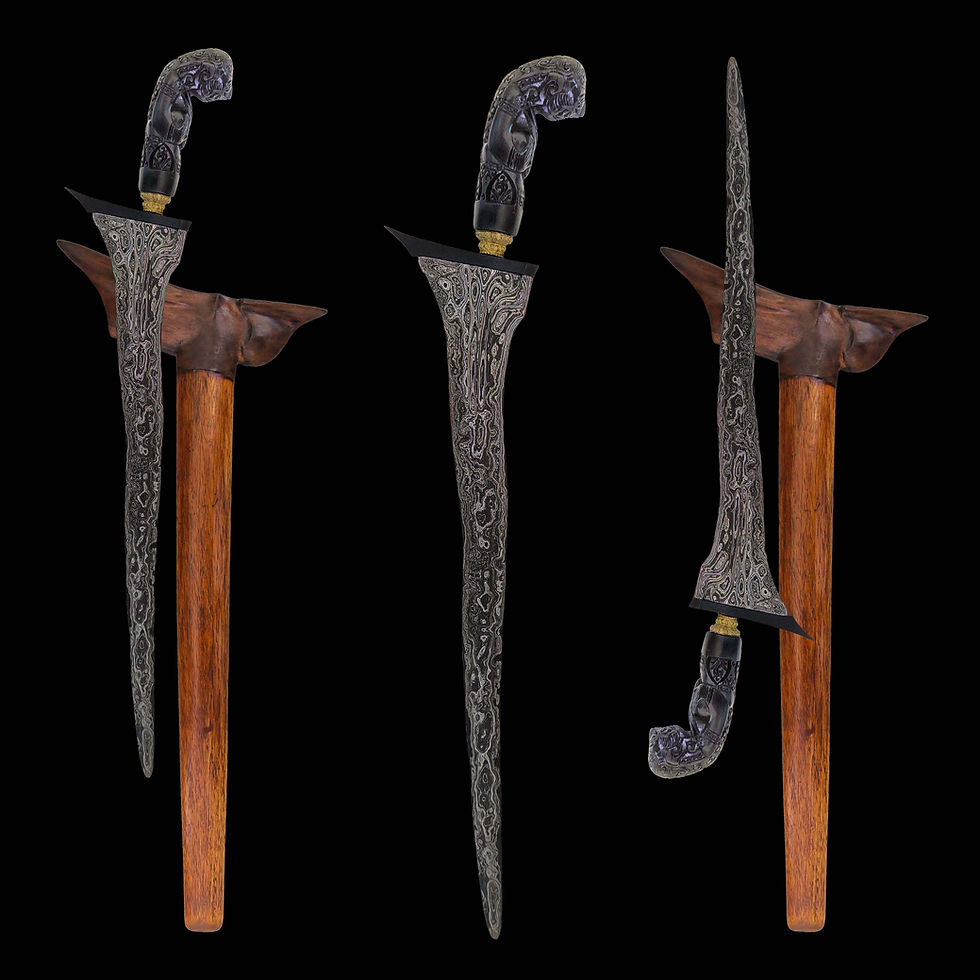Thumbnail: Antique cirebon kris for sale