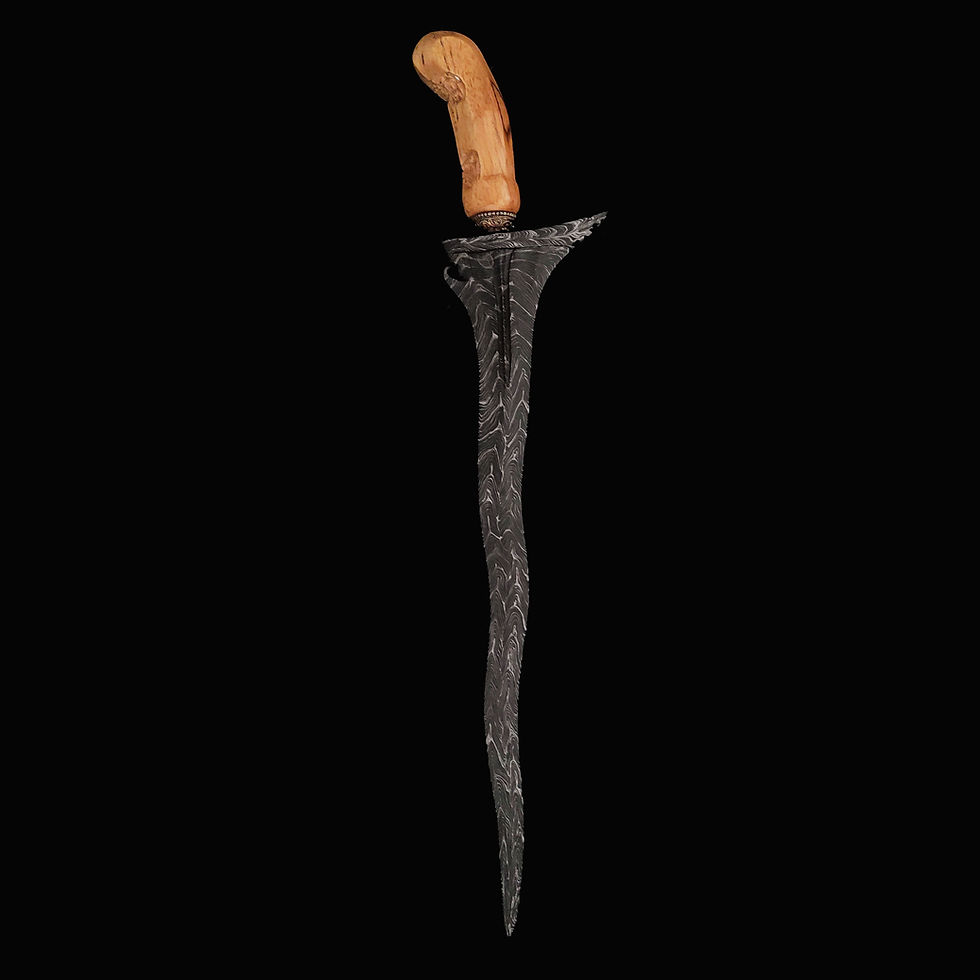 Thumbnail: kris, keris blade Kelabang Sayuto pamor