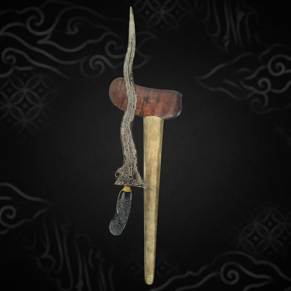 Thumbnail: kris, keris Naga Liman dapur representing the union of earth and spirit wisdom