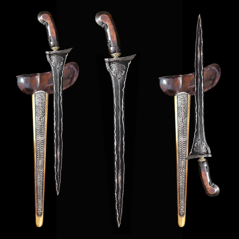 Thumbnail: Exclusive keris, kris – Wilah with two pamors; Lintang Kemukus and Wengkon
