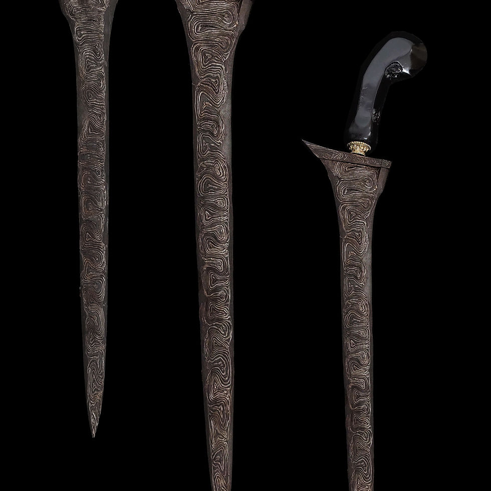 Thumbnail: Antique and powerful Tilam Upih, Lawe Saukel kris, keris – Problem solving power