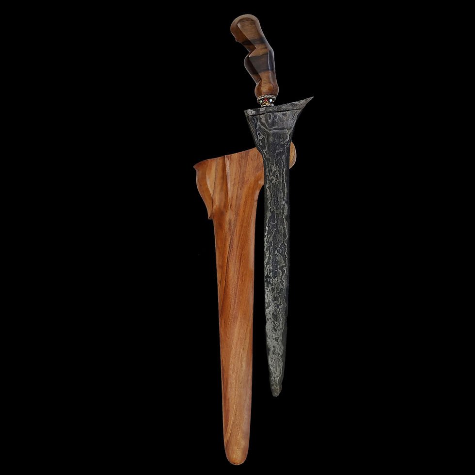 Thumbnail: Antique Kebo Lajer kris, keris – Pajajaran era  dapur Kebo Lajer, Beras Wutah
