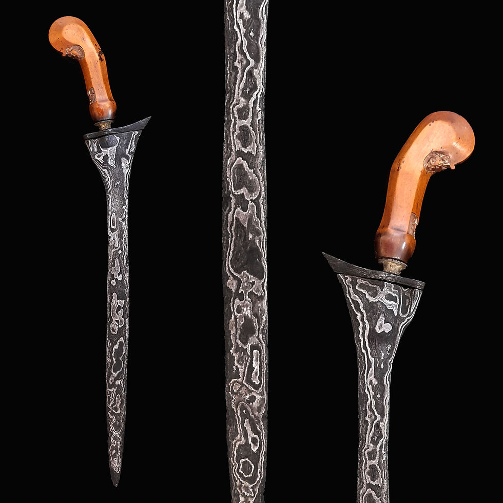 Thumbnail: Antique Brojol Tuban keris, kris – Tuban era (15th century) – Ngulit Semangka