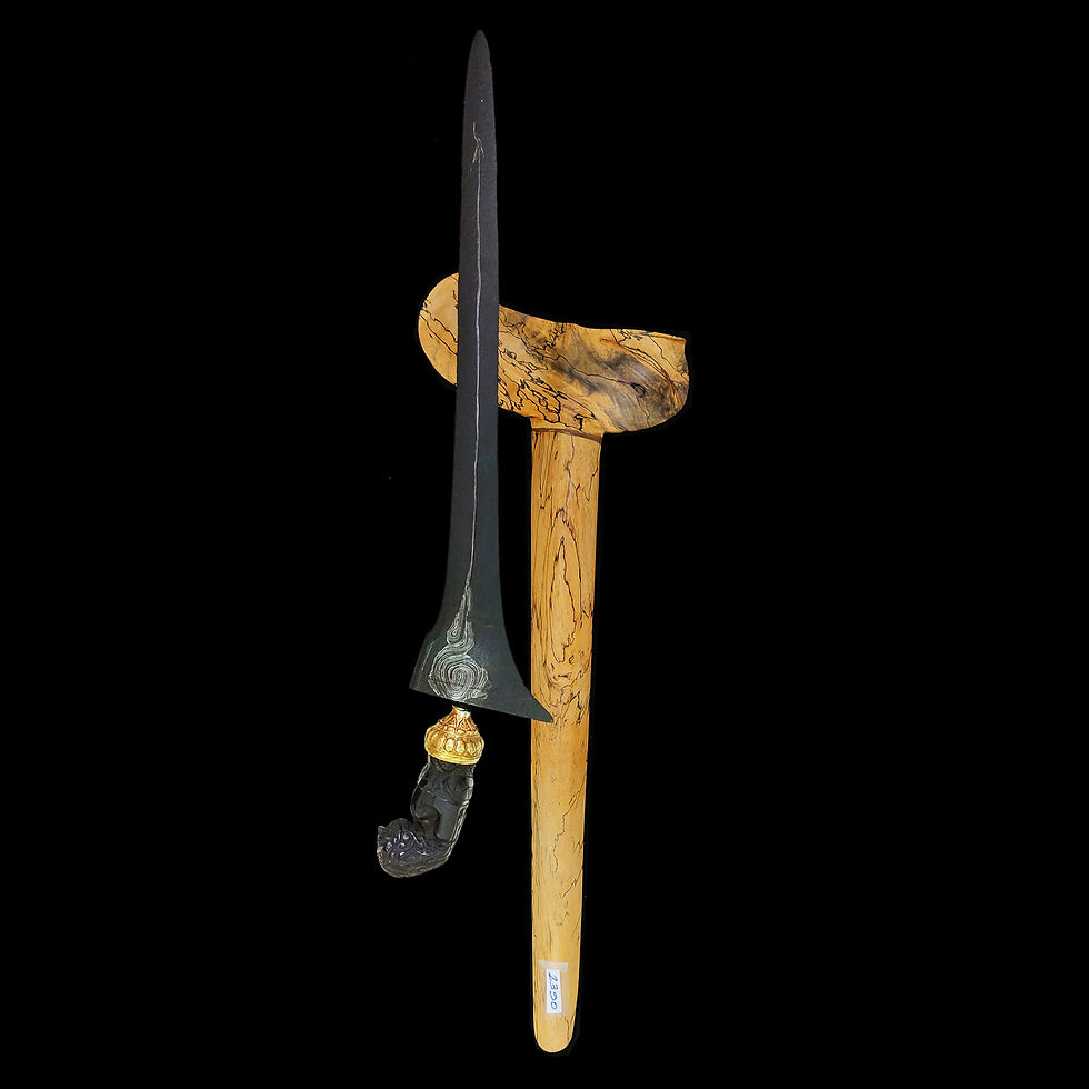 Thumbnail: Antique Brojol, Satrio Pinayungan kris, keris –  pamor Satrio Pinayungan