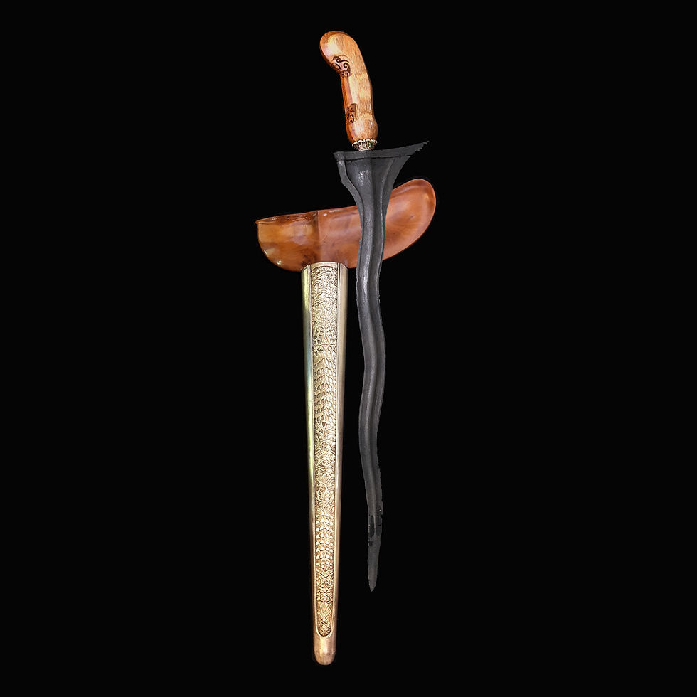 Thumbnail: Antique Pendawa Lare keris, kris - Mataram Kartosuro era (15th century) - kris