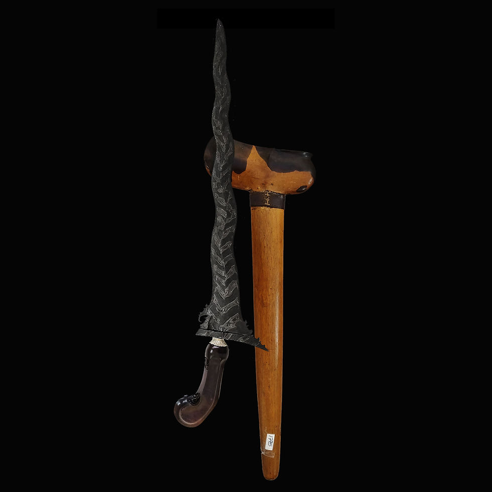 Thumbnail: Antique Sempana Robyong keris, kris -  pamor Anda Agung - Timoho Pelet Mbathok