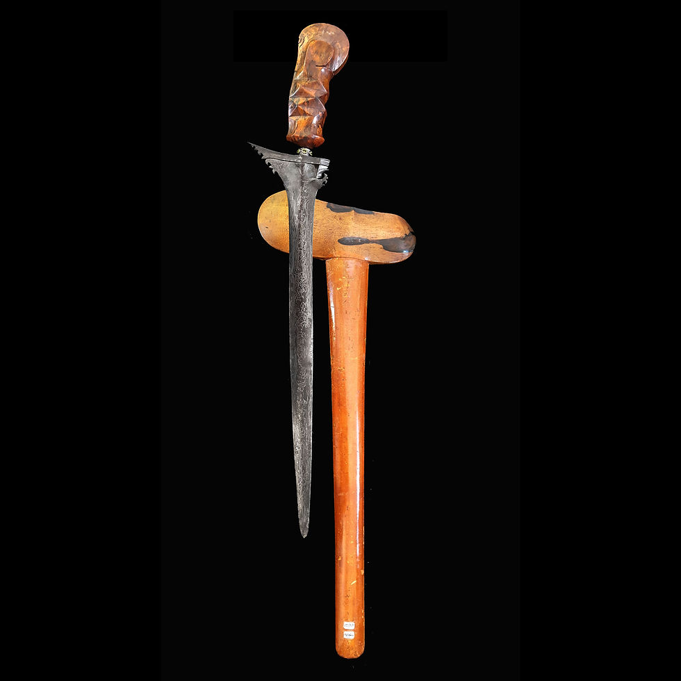 Thumbnail: Antique Bali Sempaner Robyong keris, keris - Bali Abdad XVIII (18th century)