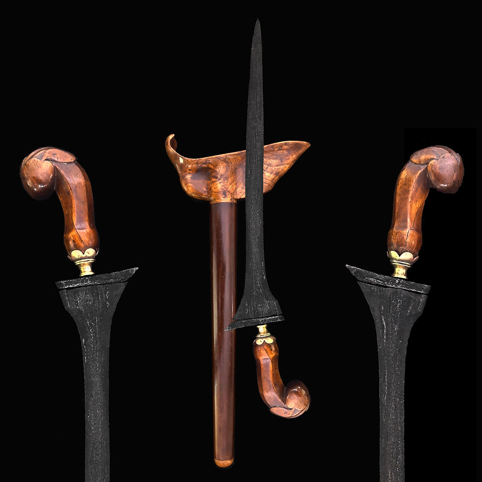 Thumbnail: Antique, spiritual Brojol keris, kris – Madura Abad XVIII era (18th century)