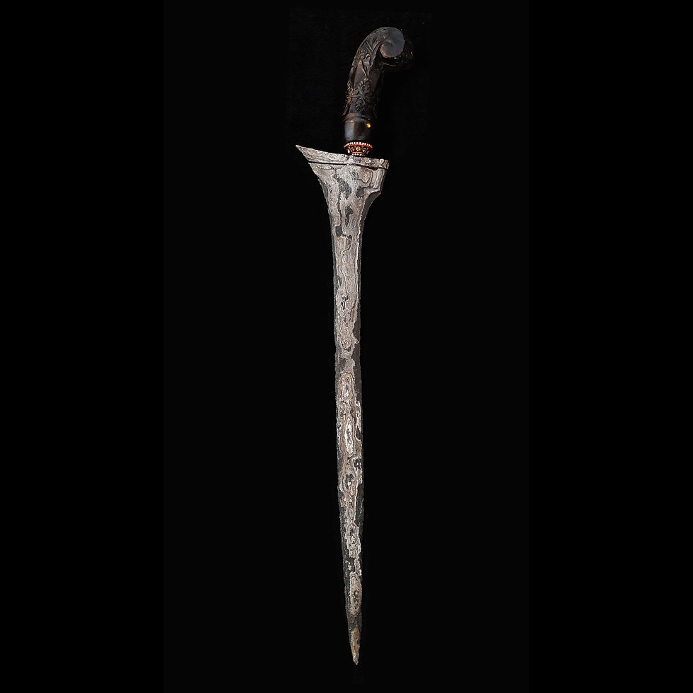 Thumbnail: 771. Tilam Upih keris, kris - Madura Abad XVI (16th century) wilah