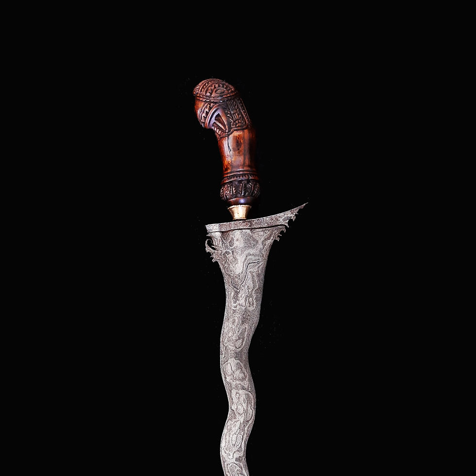 Thumbnail: Royal, antique Madura Sumenep keris, kris