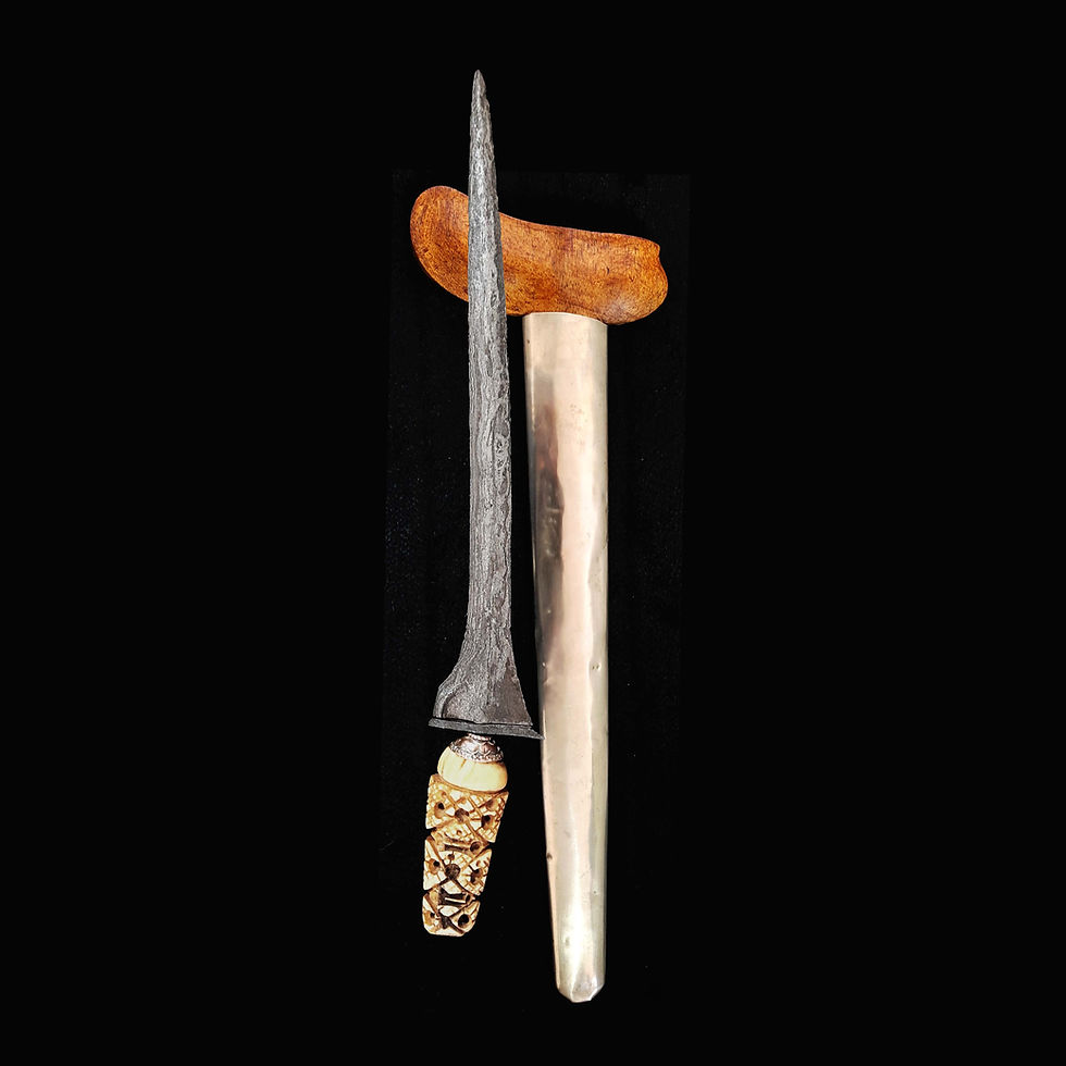 Thumbnail: Antique Gayaman Yogyakarta keris, kris -Beautiful Janggalan hilt