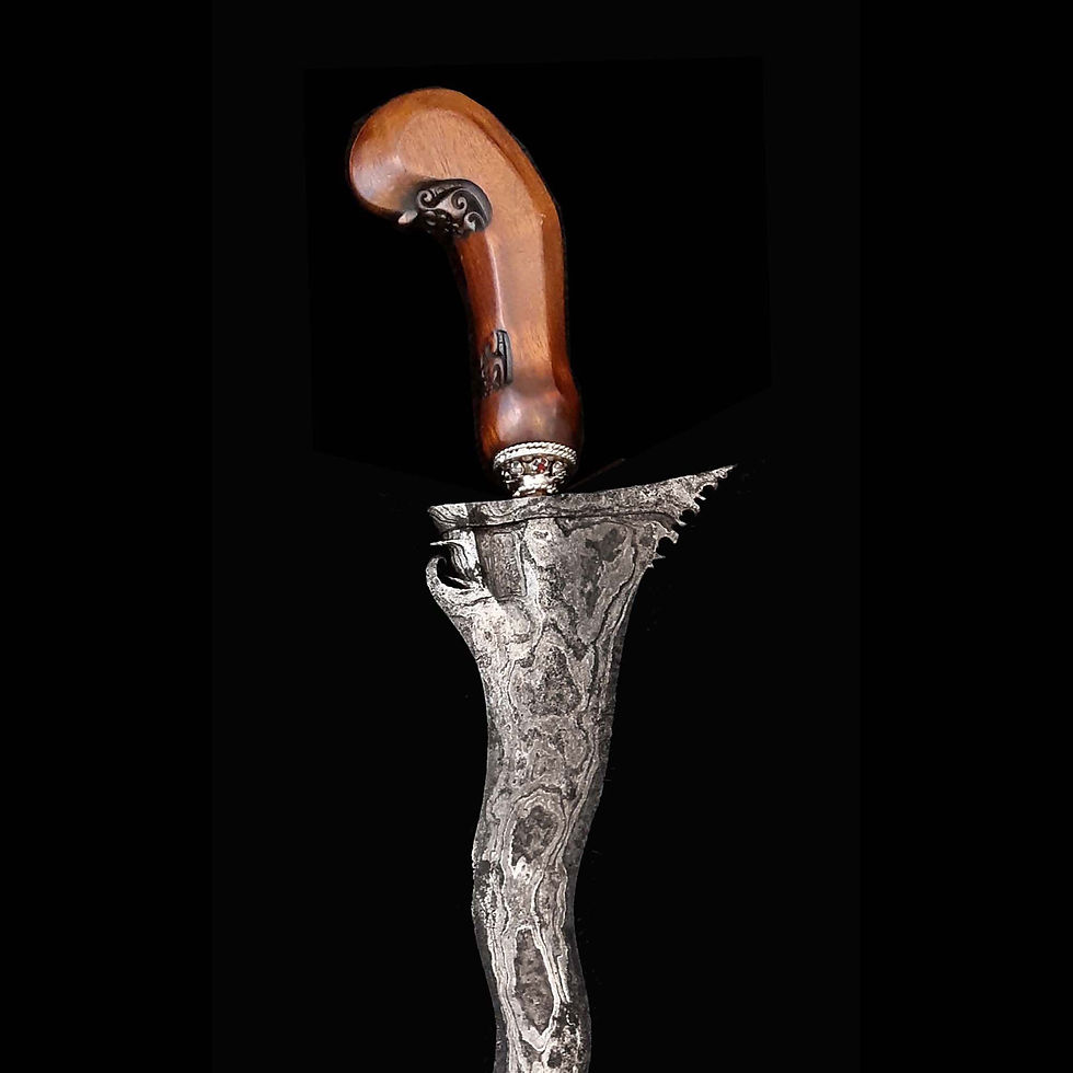 Thumbnail: Impressive Sempana keris, kris - Madura-abad XVIII (18th century)