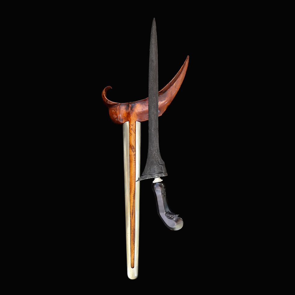 Thumbnail: Antique Jalak Tilam Sari keris, kris - Madiun era (16th century) - Kelengan