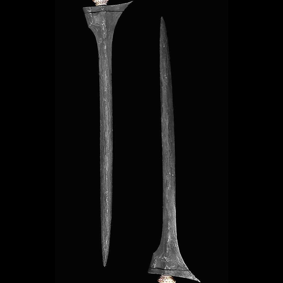 Thumbnail: Indonesian Brojol keris, kris - Mlindjon pamor and brojol dapur - Mataram era