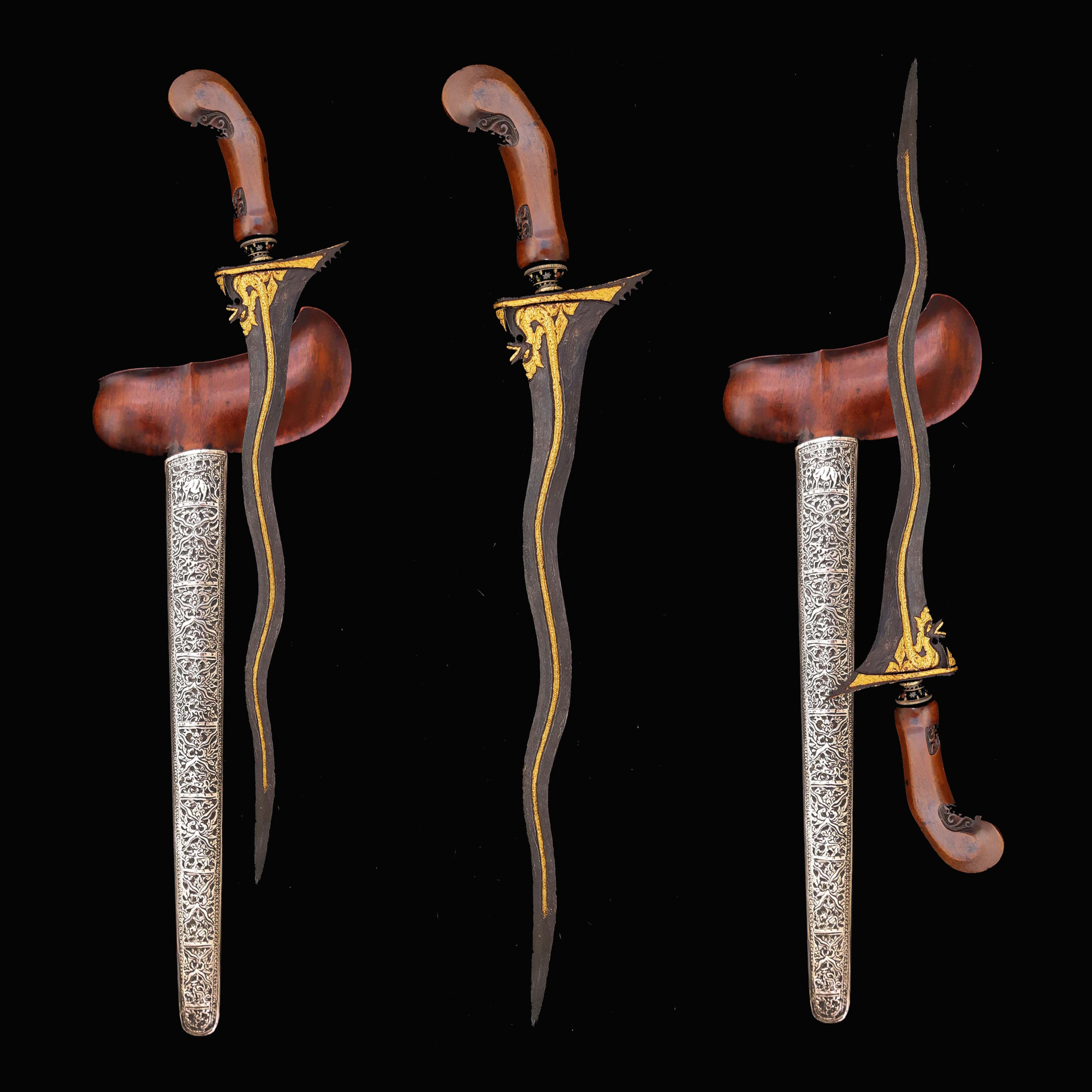 naga sasra kinatah kris, keris  for sale