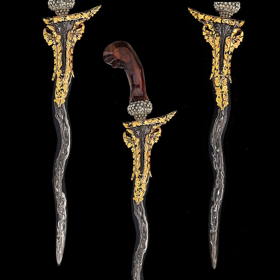Thumbnail: keris gold pendok for sale