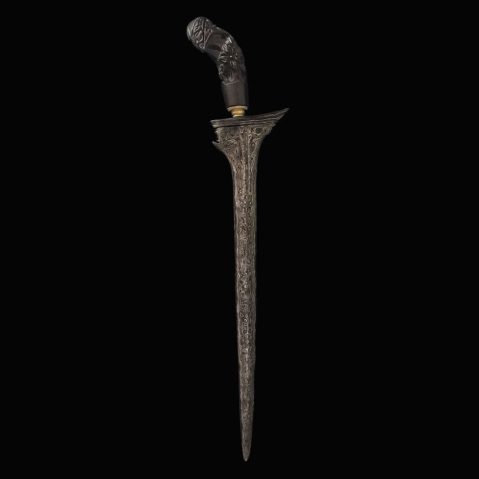 Thumbnail: Prahu rikathulu Cirebon kris, keris