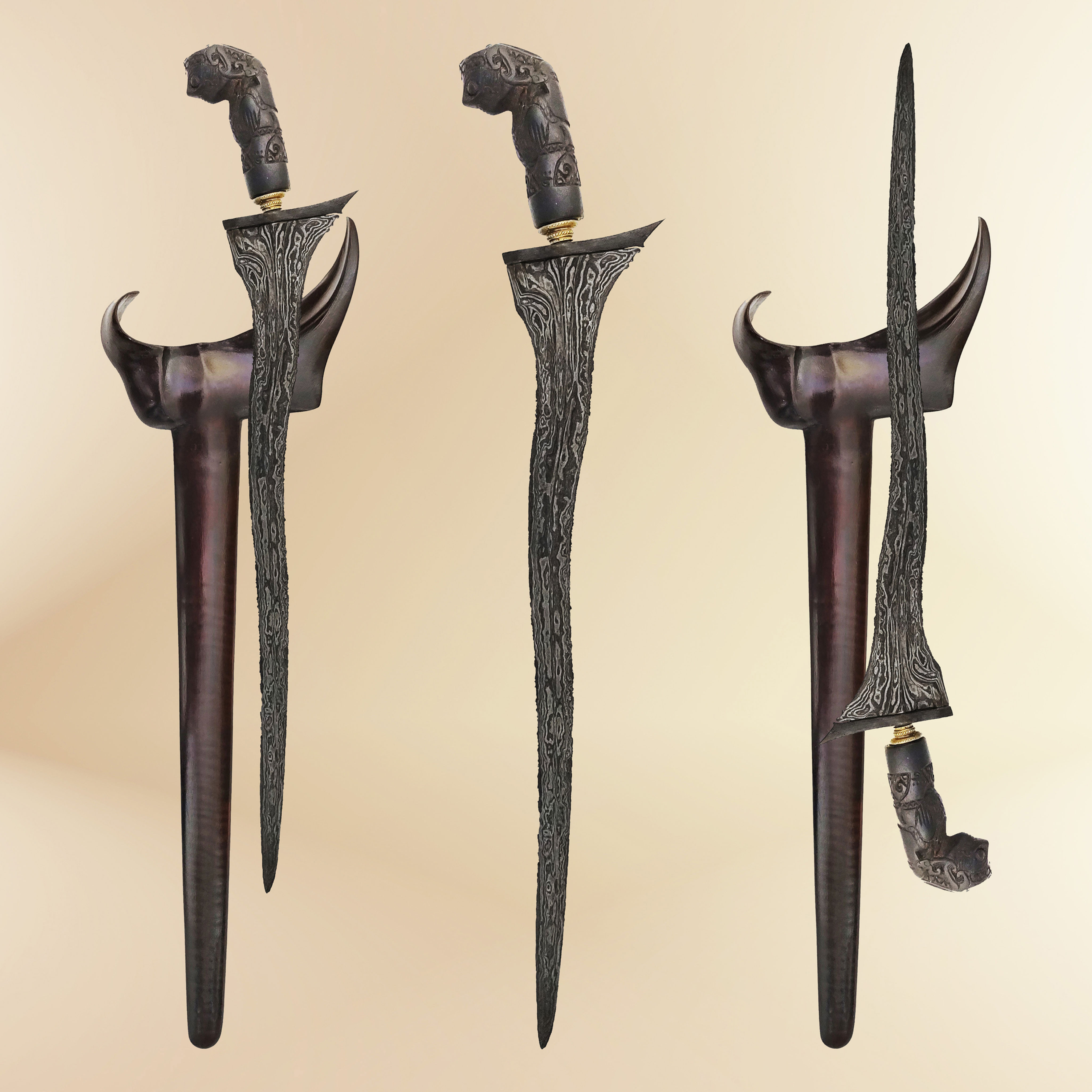 Antique Cirebon Mahesha Nempu Corok keris