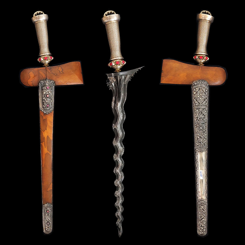 Thumbnail: antique bali keris for sale
