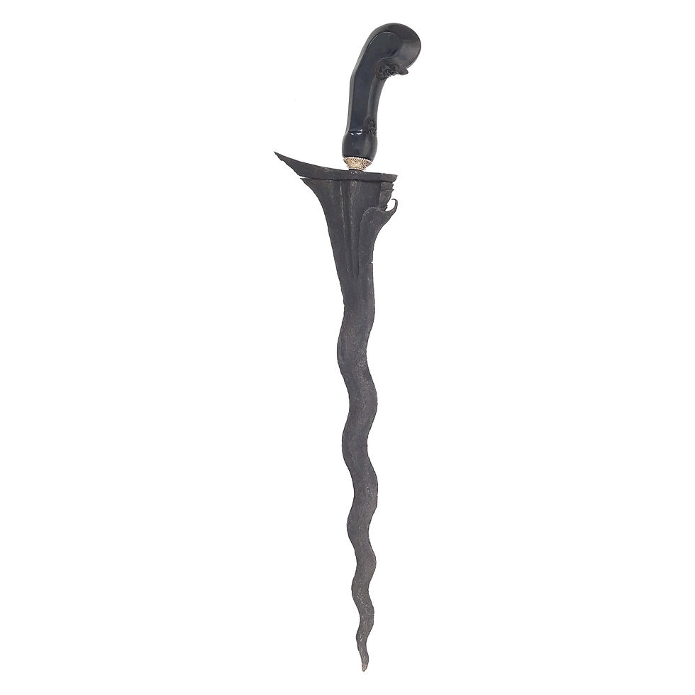 Thumbnail: Antique Sabuk Inten keris, kris – Mataram Amangkurat II-era (16th century)