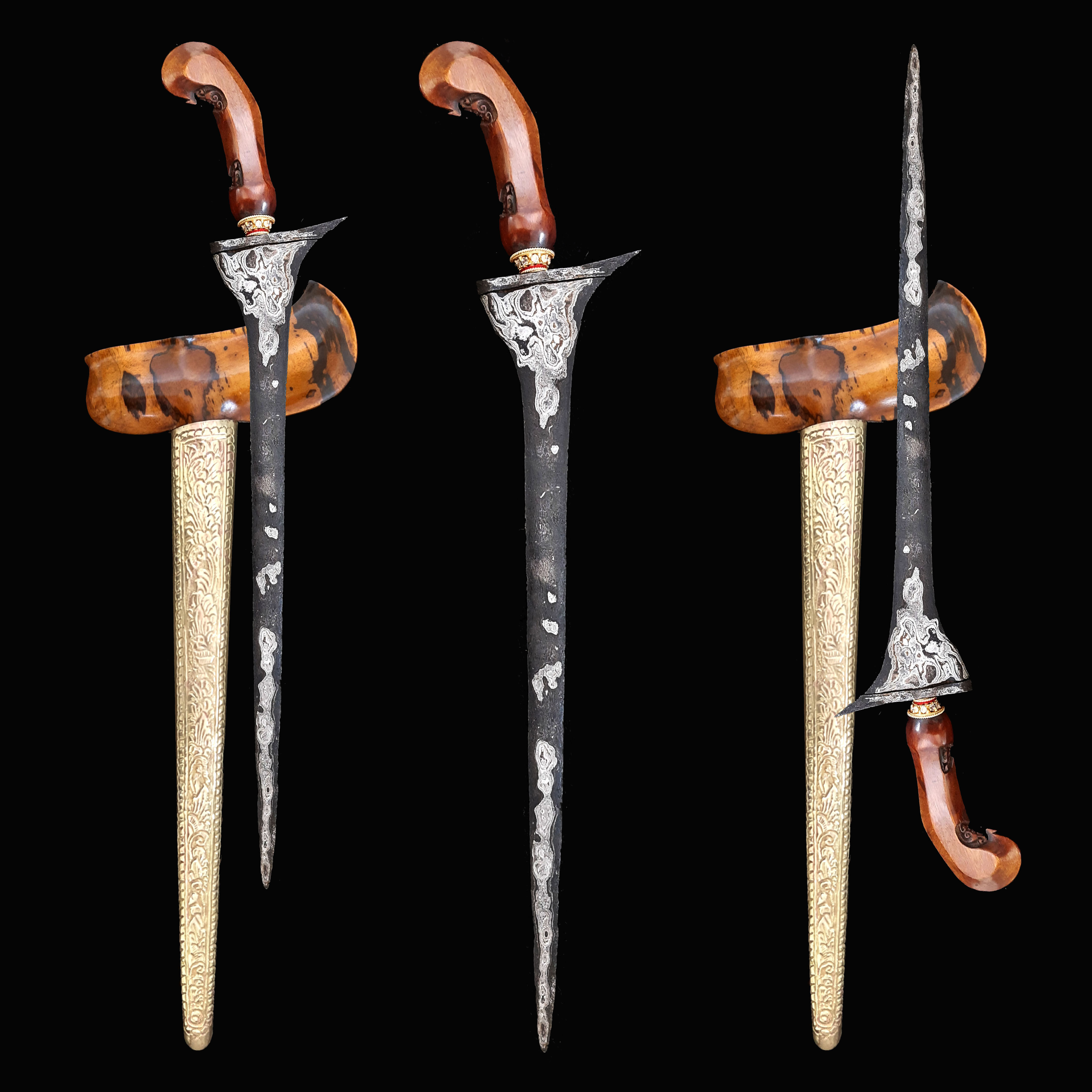 Tilam Upih, Tuban keris, kris - Wilah (blade) with two pamor motifs