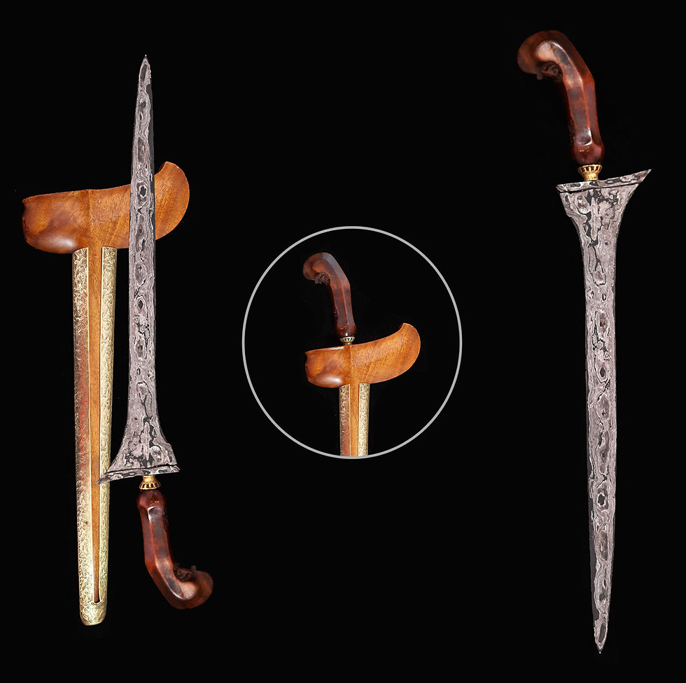 Thumbnail: Formidable Tuban keris, kris - Tilam Upih dapur - fascinating pamor