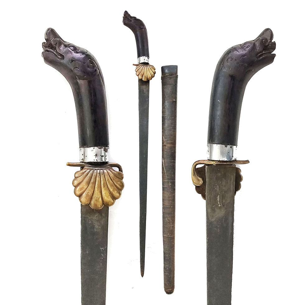 Thumbnail: antique pedang sabet for sale