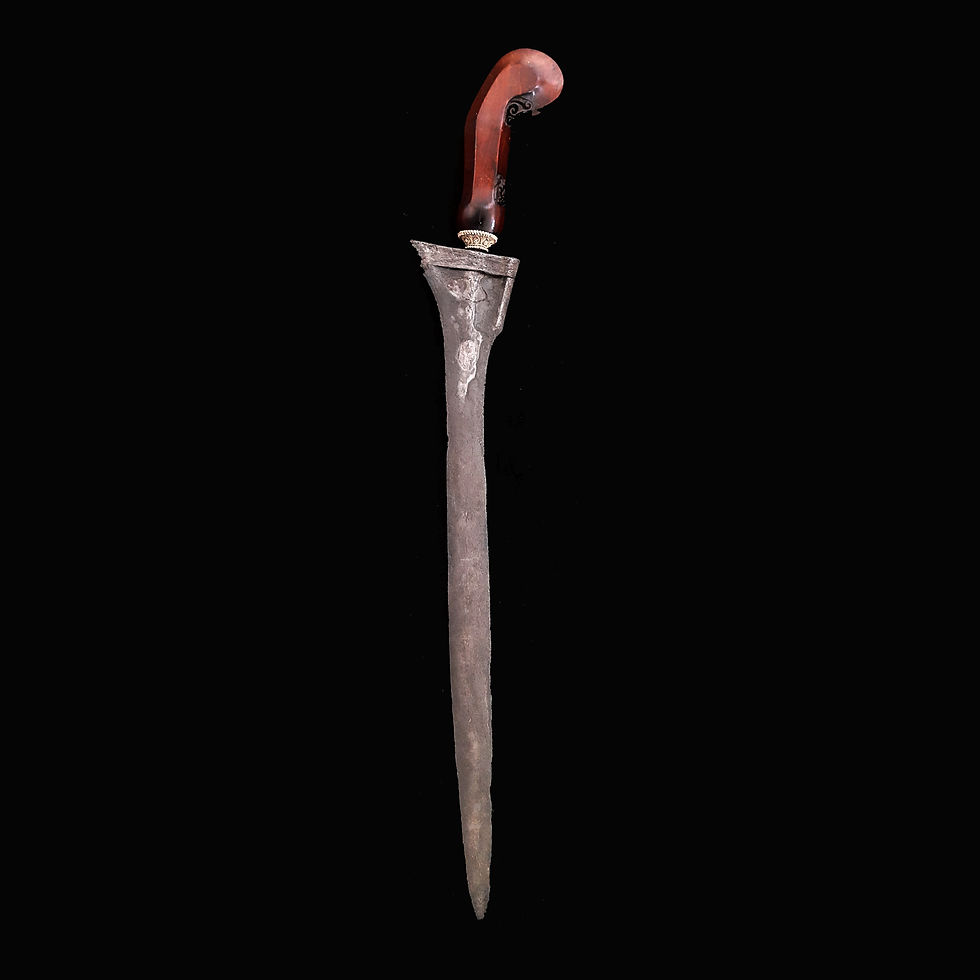 Thumbnail: 12th Century Jenggala keris, kris – Solo Gayaman Warangka of Timoho Pelet wood