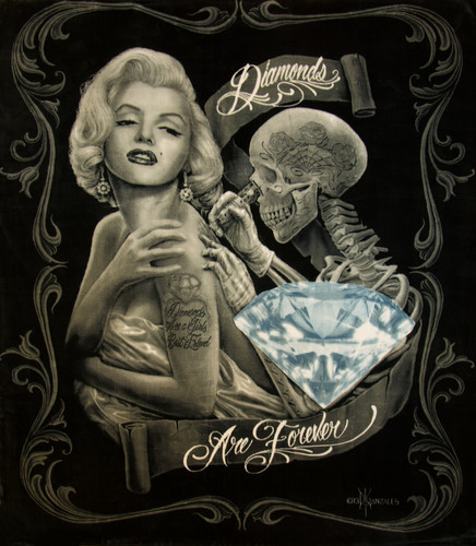 Marilyn Monroe - Diamonds Are Forever Gonzales | The Blanket Hog
