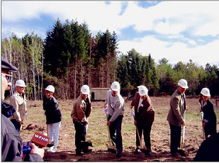 Groundbreaking for the new center on 25th Street North