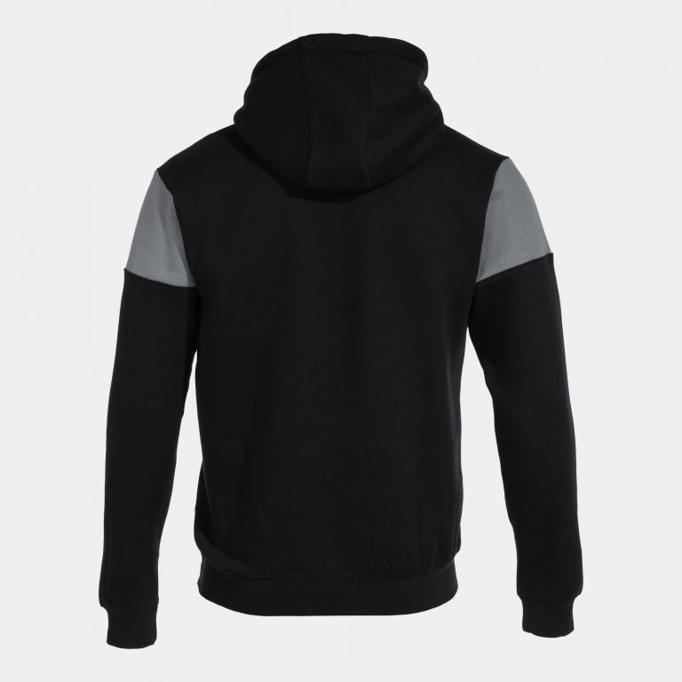 Miniature : Sweat à capuche crew V - Noir/gris