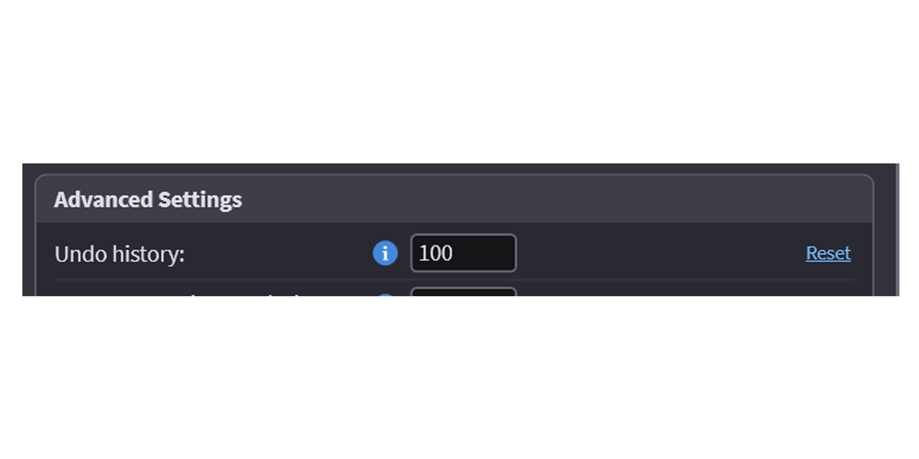 Undo – Redo – Presentation Only