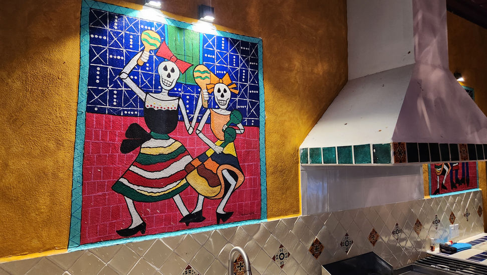 Group seating for family and friends to dine.