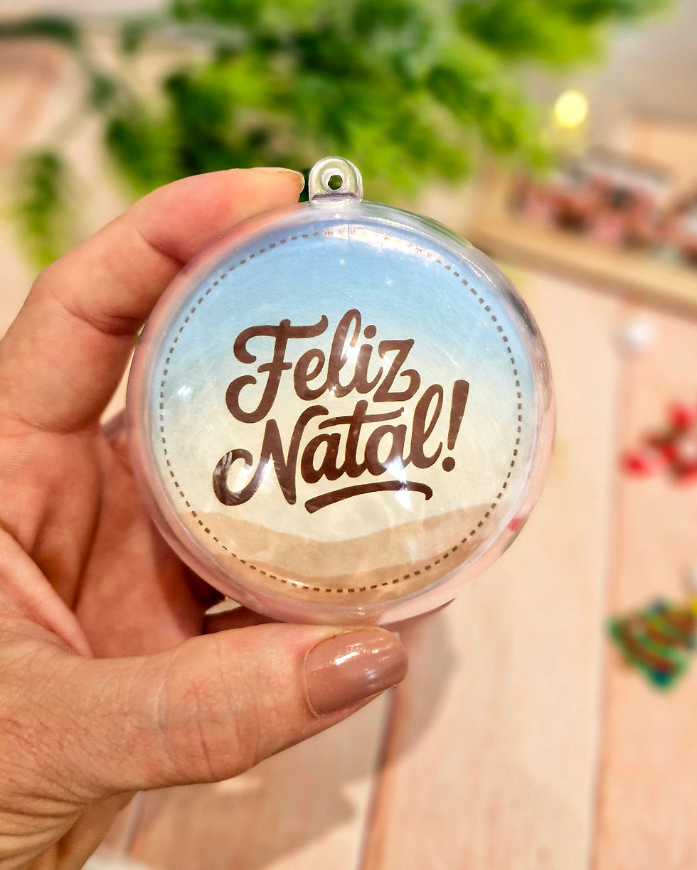 Miniatura: Kit de Arquivos - Bolinha e porta esfera 6,5cm e 7cm - Natal 2025