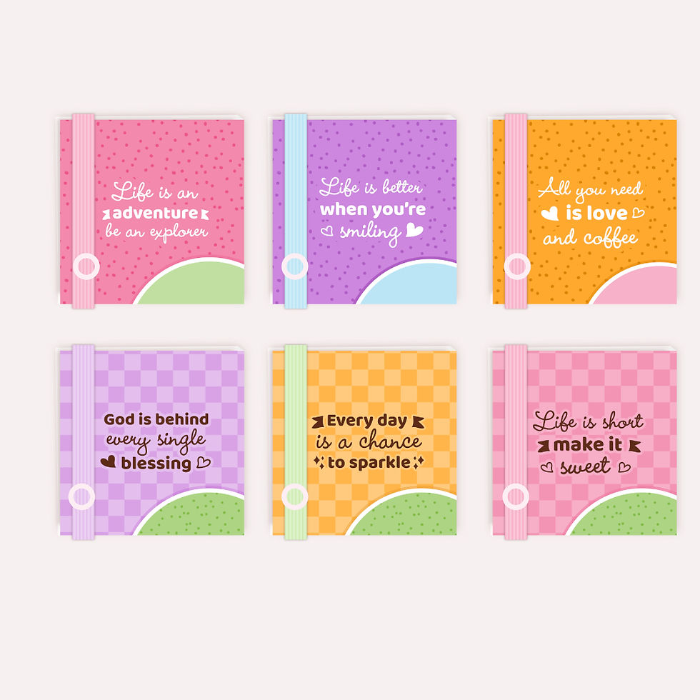Miniatura: Kit Digital - Capas para bloco (tipo post-it) - 3 tamanhos - Capivaras