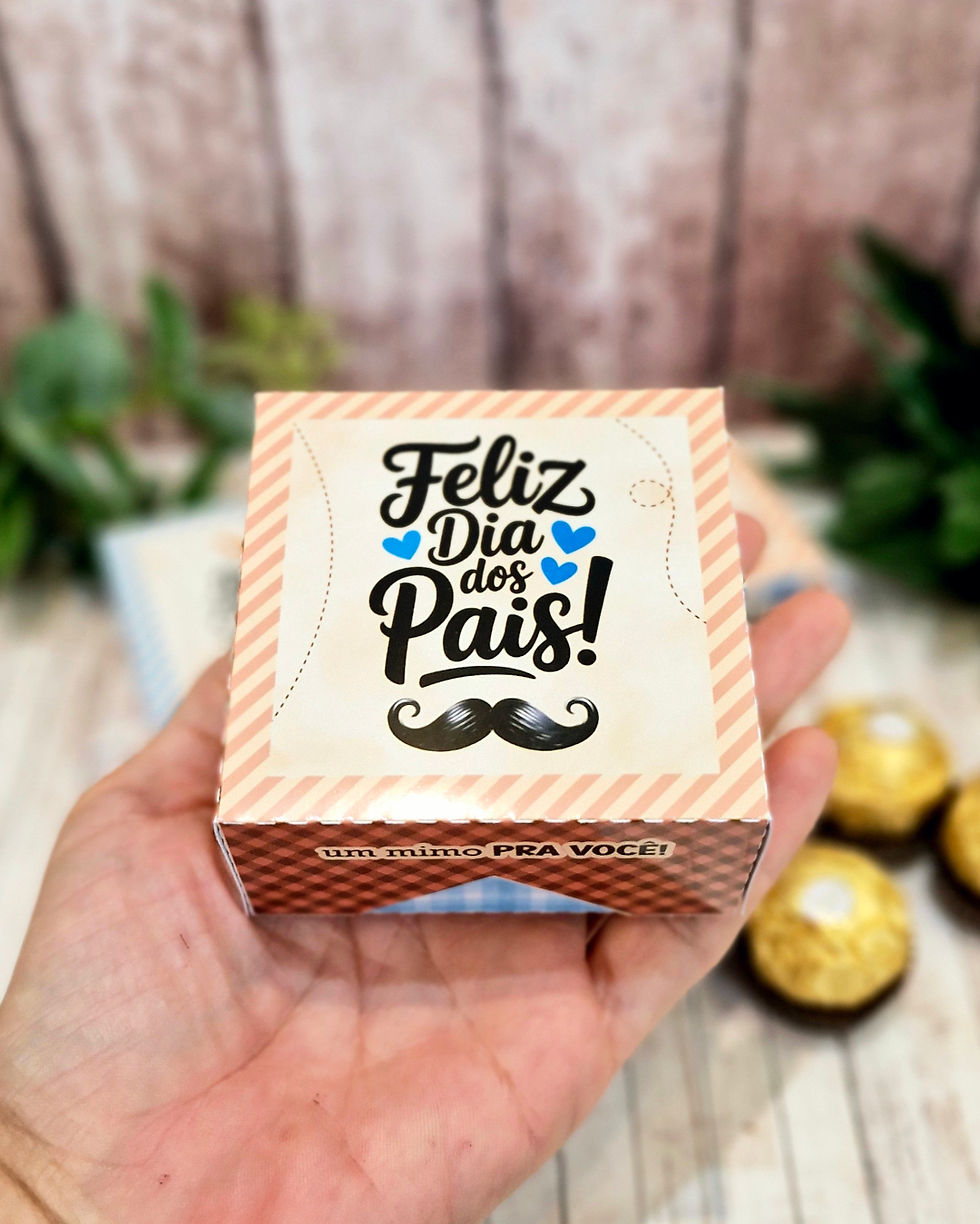 Miniatura: Kit Digital - Arquivos para caixas de doces - Dia dos Pais 2025