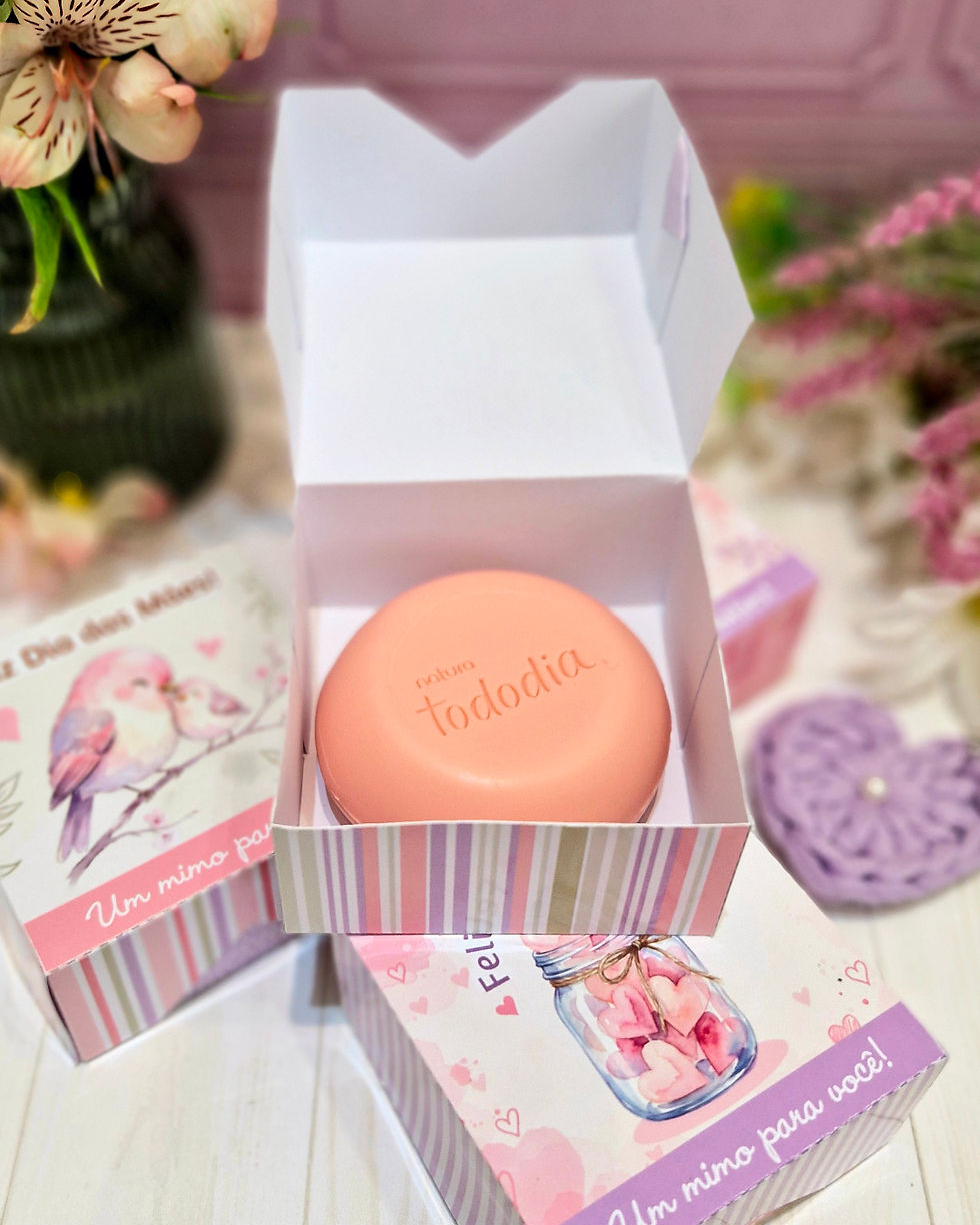 Miniatura: Arquivos Digitais - Caixa bombom ou sabonete - Dia das Mães 2026