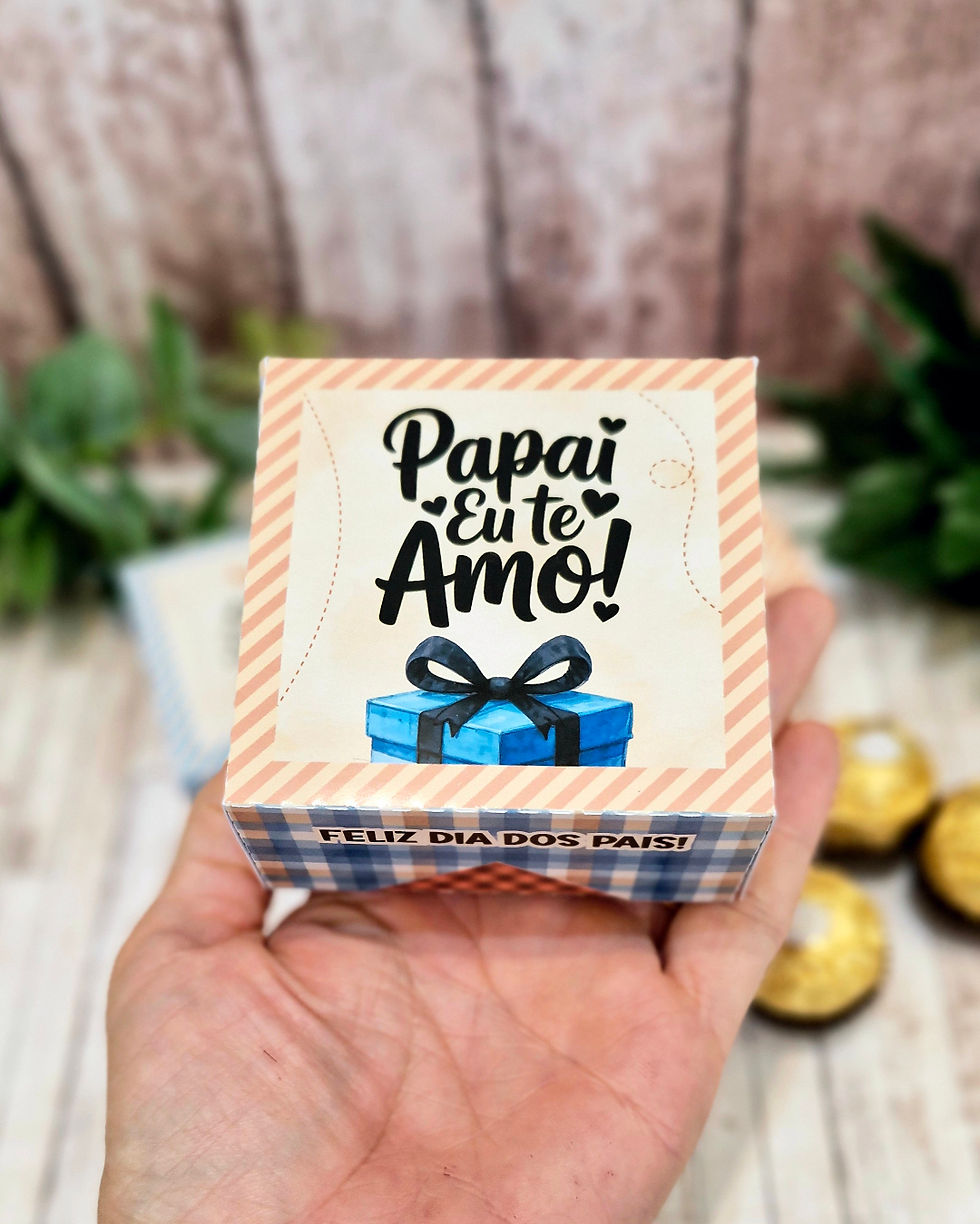 Miniatura: Kit Digital - Arquivos para caixas de doces - Dia dos Pais 2025