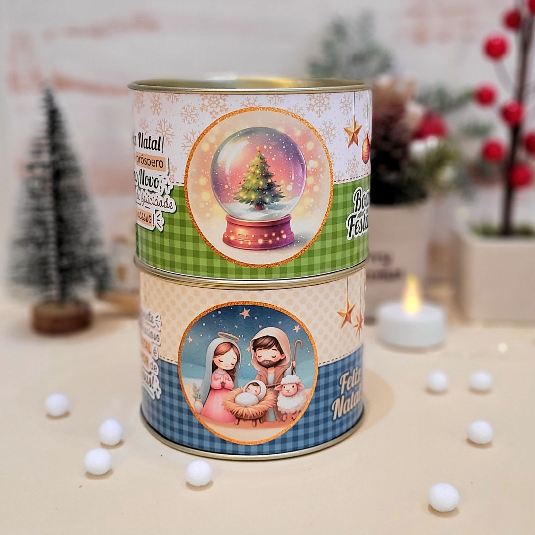 Arquivo Digital - Tubolatas 10x10cm/10x7cm - Natal 2024