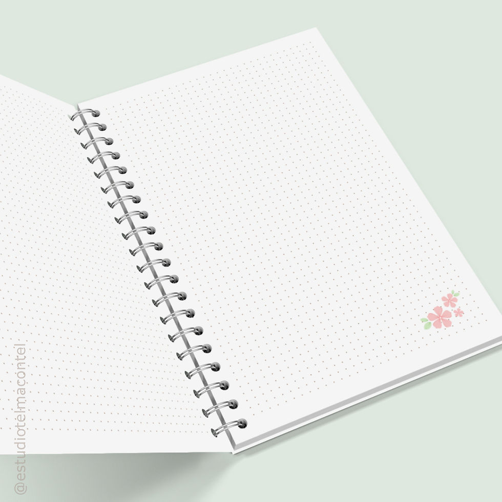 Miniatura: Kit digital - caderno para lista de tarefas - A5 (Wire-o/espiral)