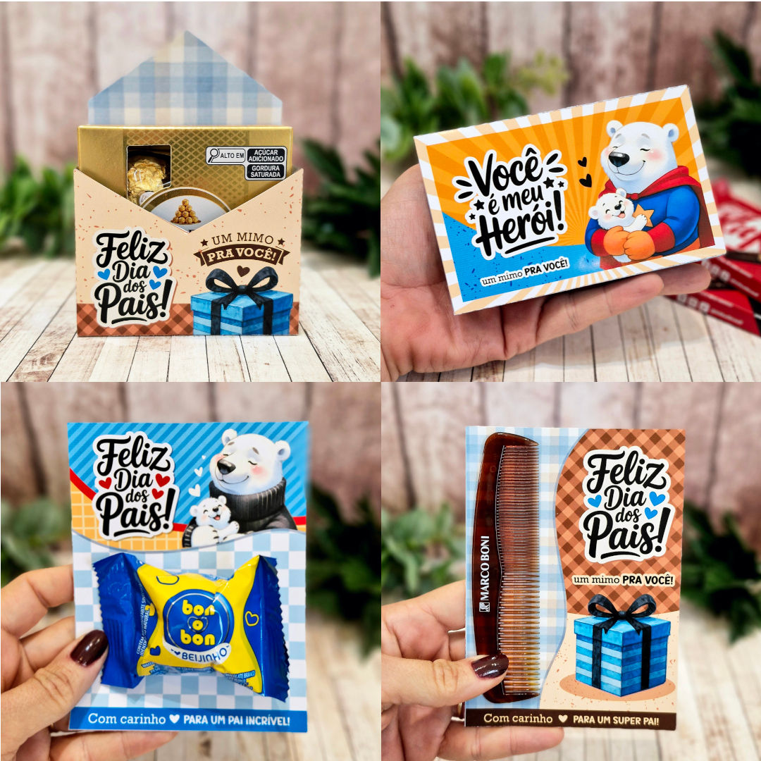 Kit Digital - Arquivos Printables - COMPLETO - Dia dos Pais 2025