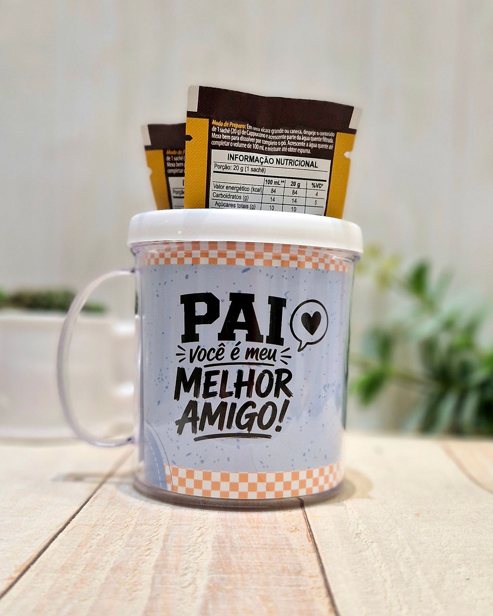 Miniatura: Arquivos Digitais - Caneca + Rosqueável - Dia dos Pais 2026