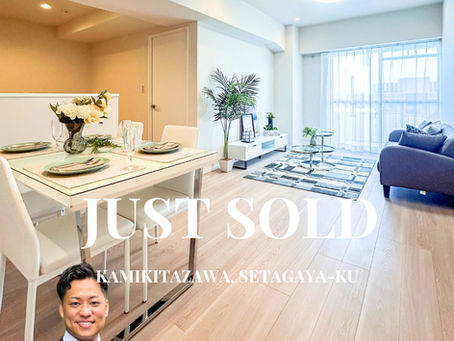 Just Sold: Kami-Kitazawa, Setagaya-ku
