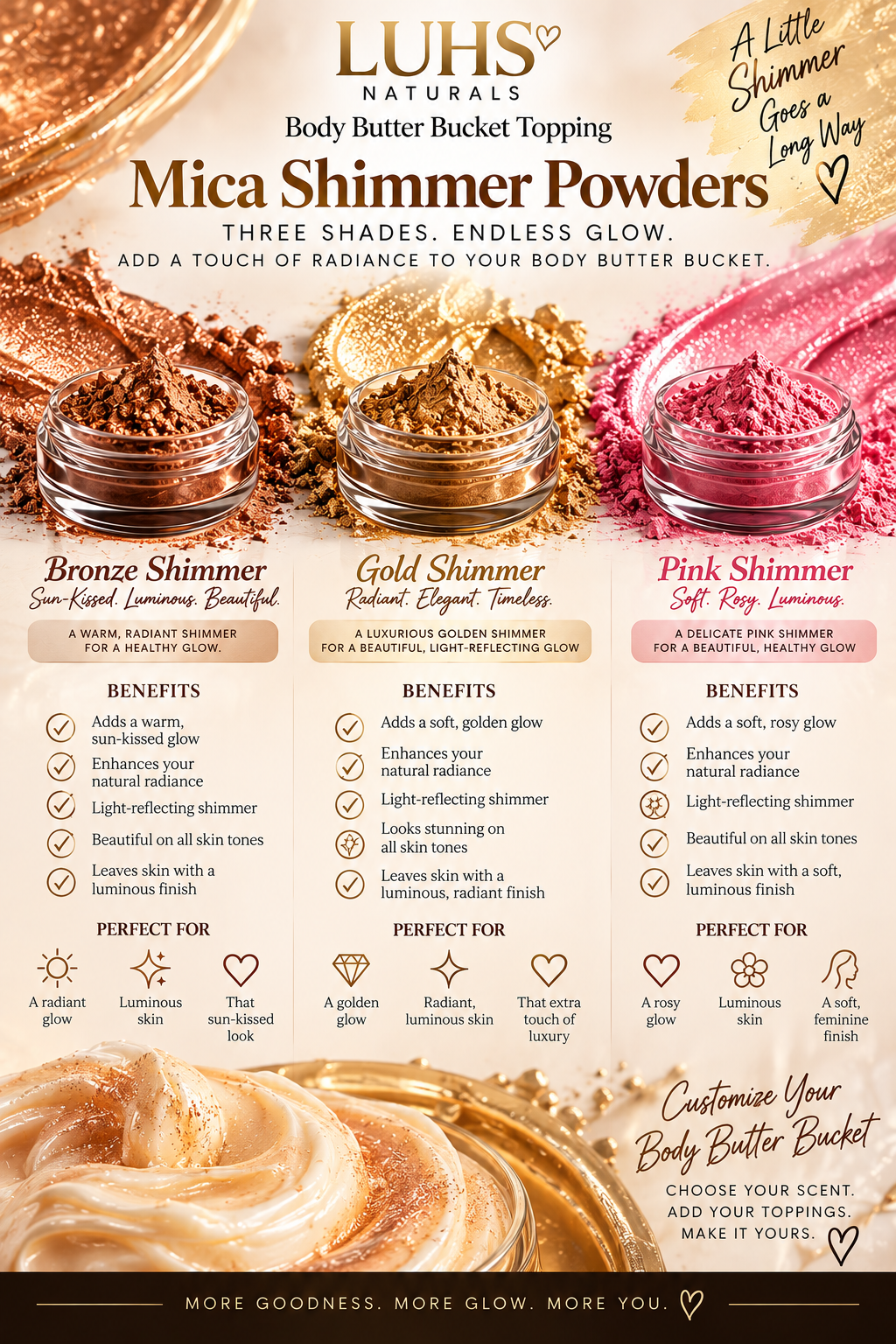 Body Butter Bucket Toppings