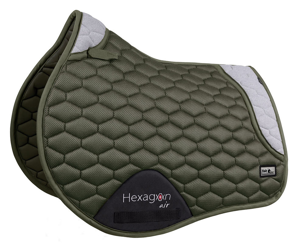 Thumbnail: Fairplay Hexagon 3D mesh saddle pad
