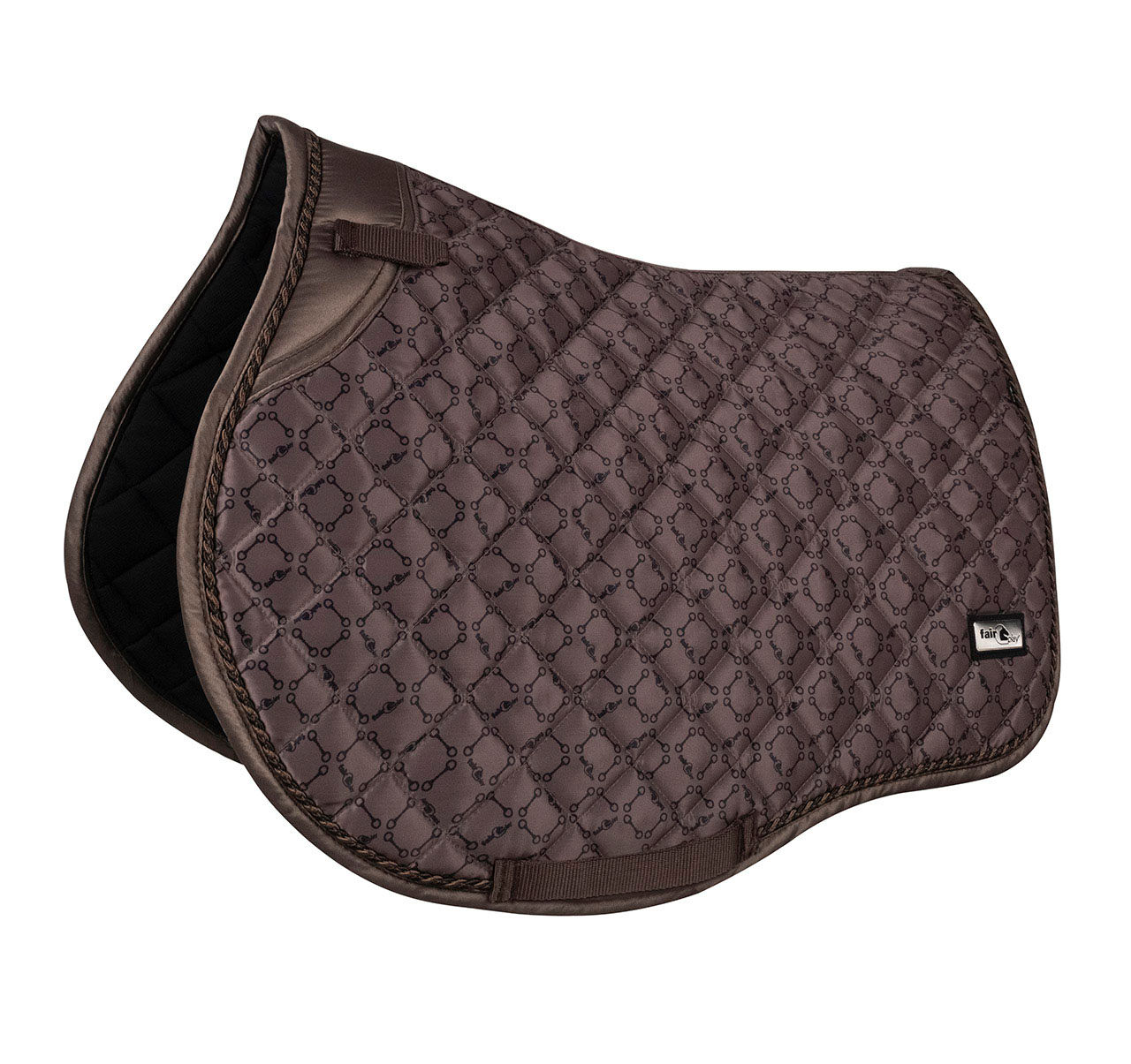 Fairplay Maxx Bits Saddle pad-Taupe Grey