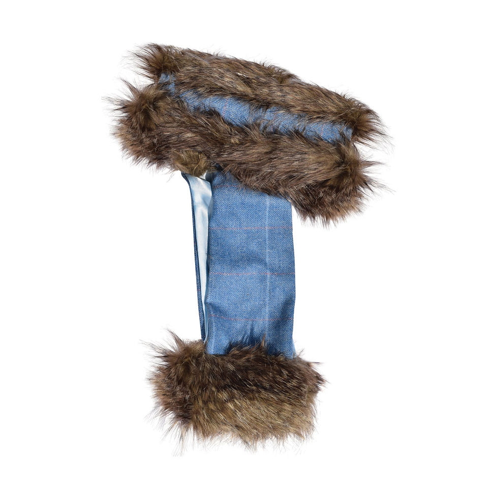 Thumbnail: George & Dotty Luxury faux fur headband