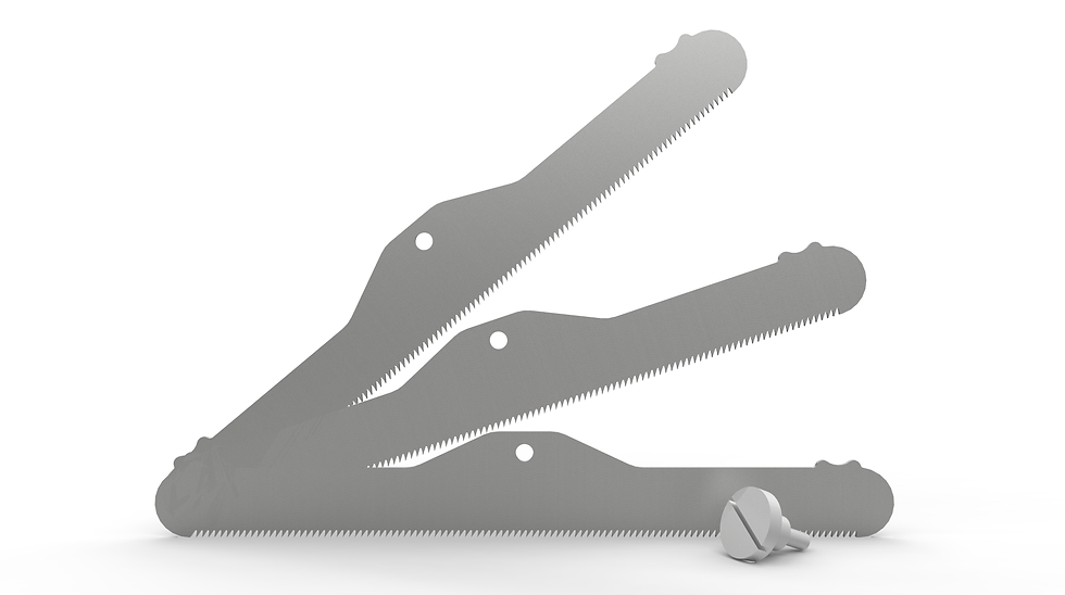 Thumbnail: Groomi Tool Spare silver blades x 3