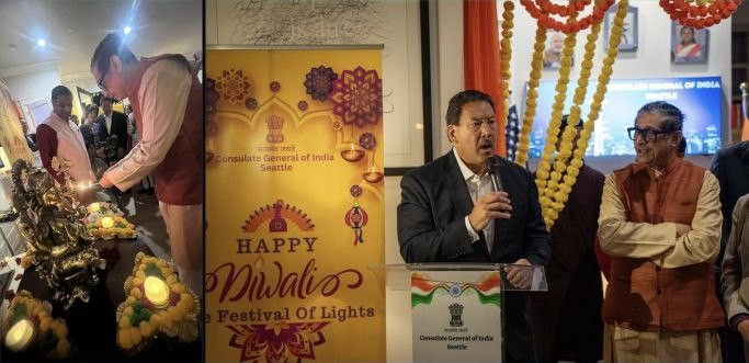 Diwali Celebration at India House, Bellevue, Washington, USA