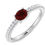 Thumbnail: Ruby Birthstone Sparkle Ring